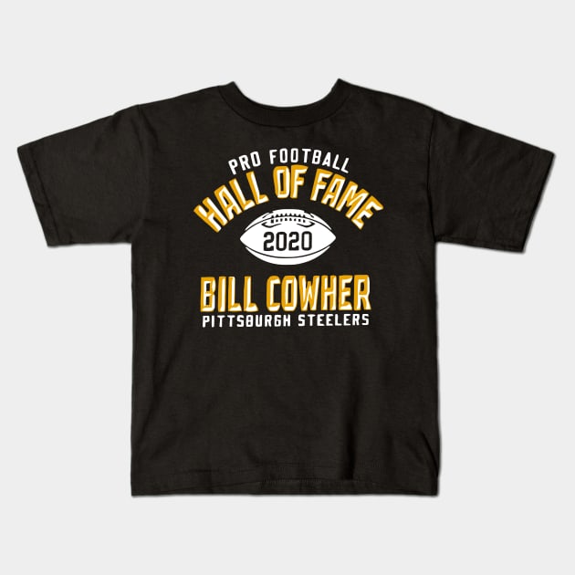 Bill Cowher Kids T-Shirt by Rundown